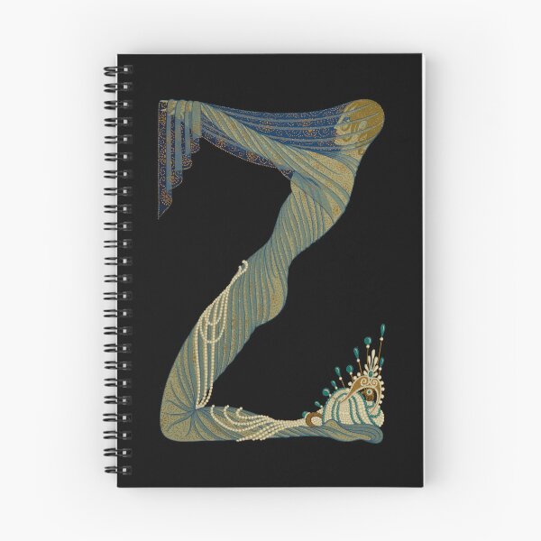 Item preview, Erté - The Letter Z from the Alphabet Suite, 1976 designed and sold by elektronen.