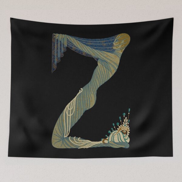 Item preview, Erté - The Letter Z from the Alphabet Suite, 1976 designed and sold by elektronen.