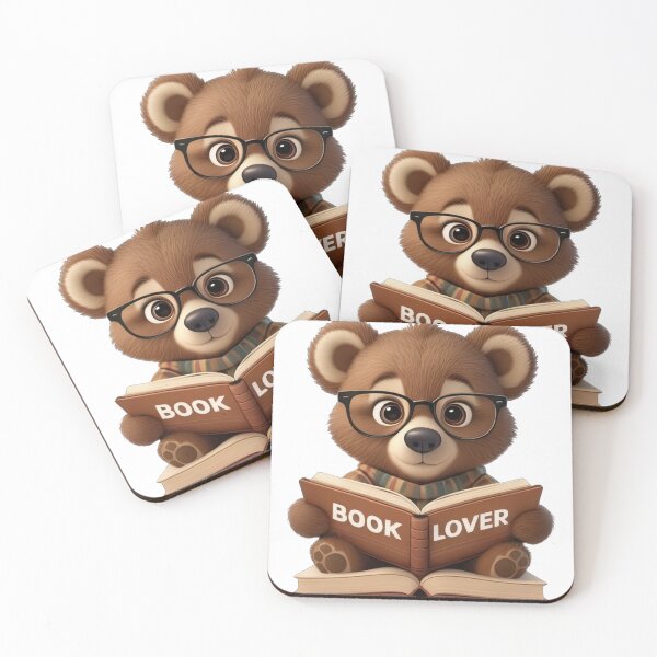 Item preview, Cute Bear cub- a book lover! designed and sold by fribabywonder.