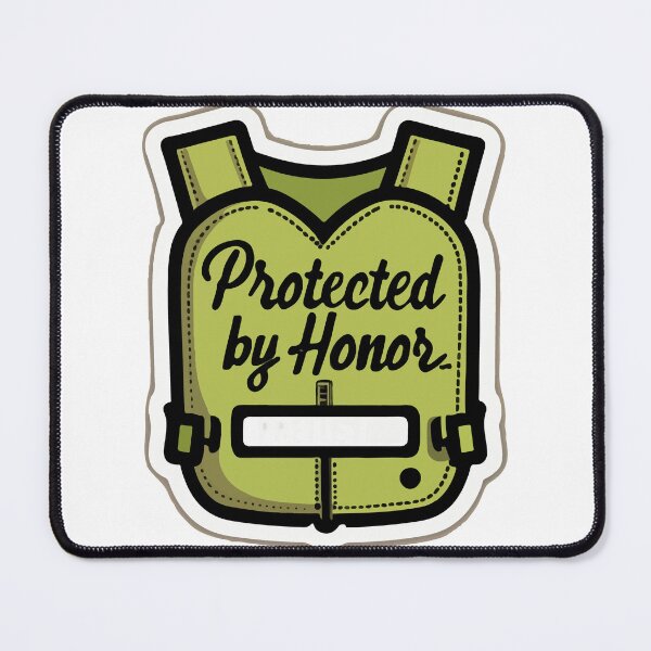 Item preview, Protected by Honor - Bulletproof Vest designed and sold by NiftyWrx.
