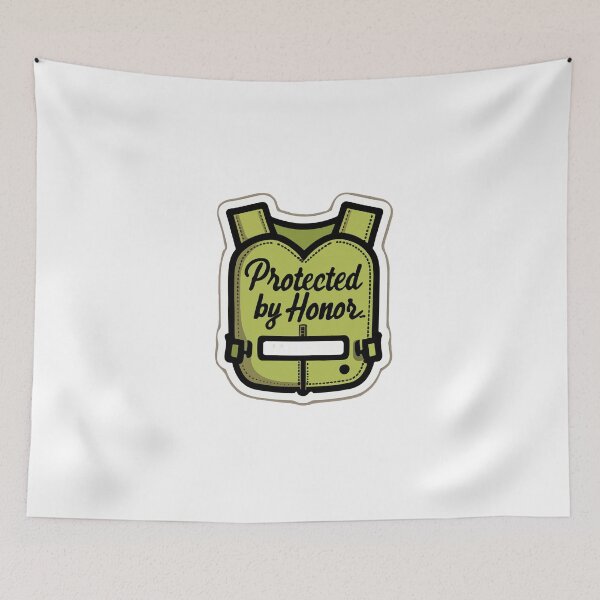 Item preview, Protected by Honor - Bulletproof Vest designed and sold by NiftyWrx.