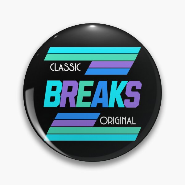 Item preview, BREAKBEAT  - Classic Original Breaks (purple/blue/mint)  designed and sold by Discothreadz.