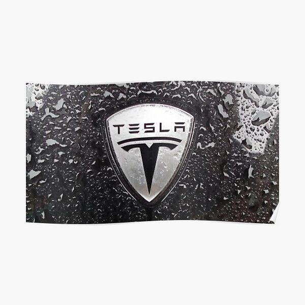 Tesla logo Poster