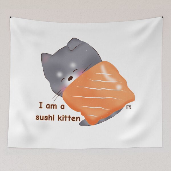 Item preview, Cat Lover | Cat | Kitten - Kawaii Sushi Kitten designed and sold by FennyWijayaMomo.