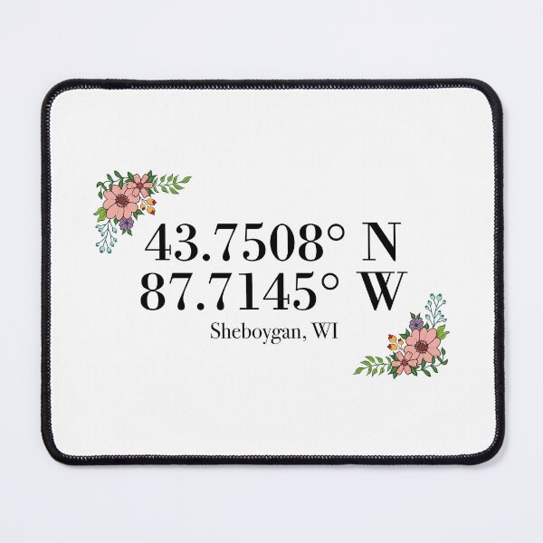 Item preview, Sheboygan, WI Coordinates designed and sold by mynameisliana.