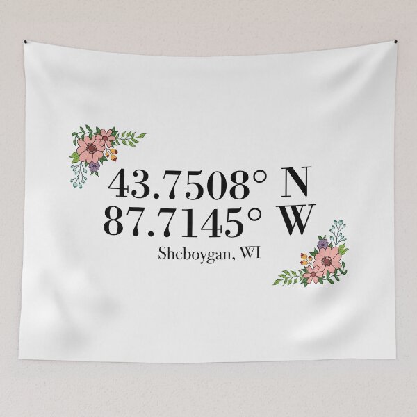 Item preview, Sheboygan, WI Coordinates designed and sold by mynameisliana.