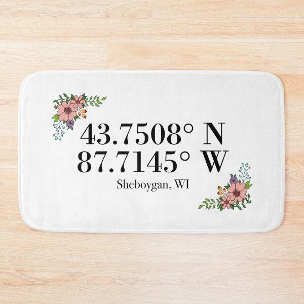 Item preview, Sheboygan, WI Coordinates designed and sold by mynameisliana.