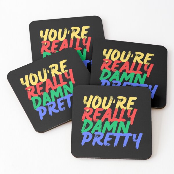 Item preview, You're Really Damn Pretty (Mood Colors) - Pocket ver. designed and sold by MoodThreads.