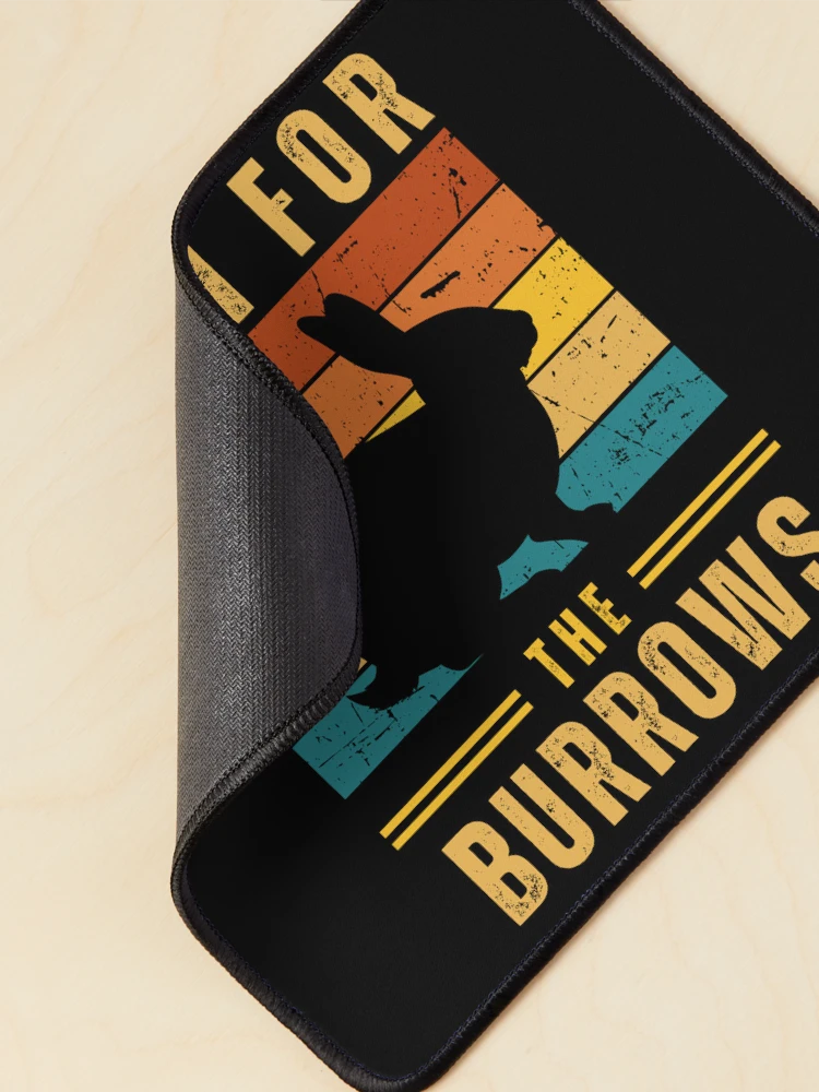 Thumbnail 2 of 5, Mouse Pad, Rabbit Retro Sunset | Rabbit Vintage Retro Sunset | Retro Sunset Rabbit | Rabbit | Rabbits designed and sold by AussieWonders.