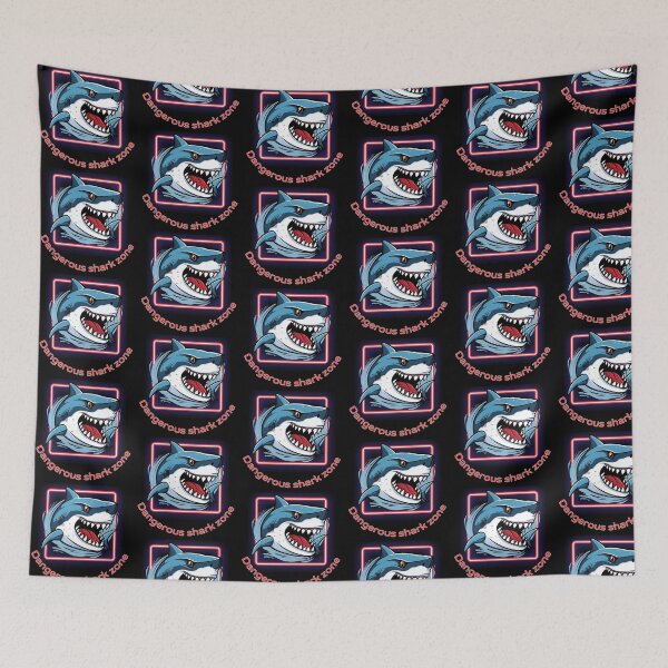 Item preview, Dangerous shark zone designed and sold by winaidigidesign.