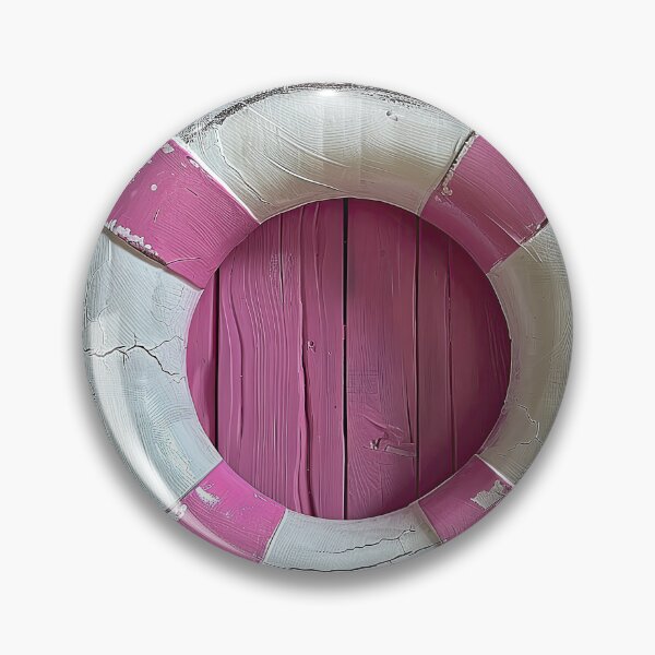 Item preview, Salvavidas rosa y blanco designed and sold by Elisabeth Lucas.