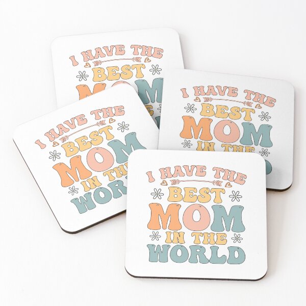 Item preview, I Have the Best Mom in The World Retro Groovy designed and sold by Merchrise.