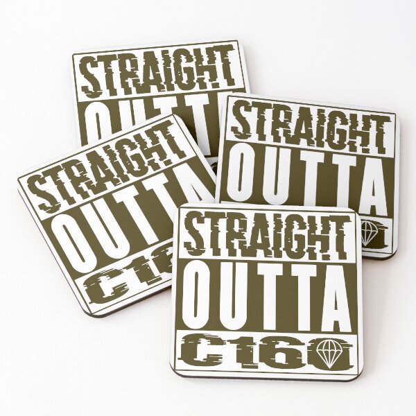 Item preview, Straight Outta C160; Paratrooper;  designed and sold by StickerApe.