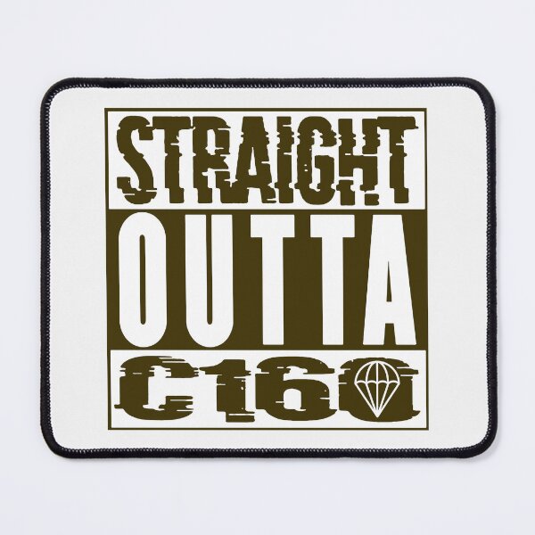 Item preview, Straight Outta C160; Paratrooper; designed and sold by StickerApe.
