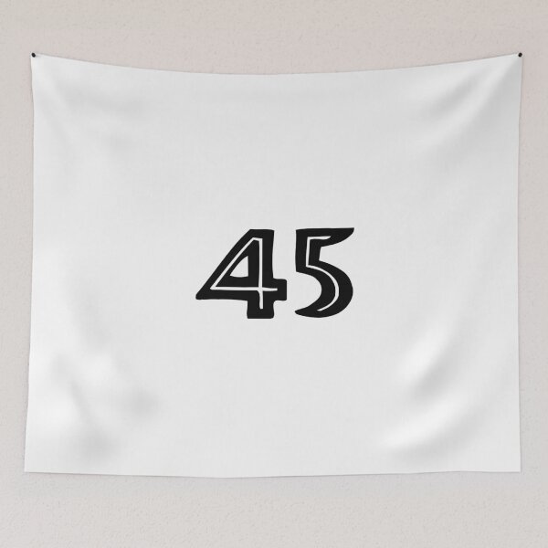 Item preview, 45, forty-five, black, tribal, african designed and sold by Numbers-Art.