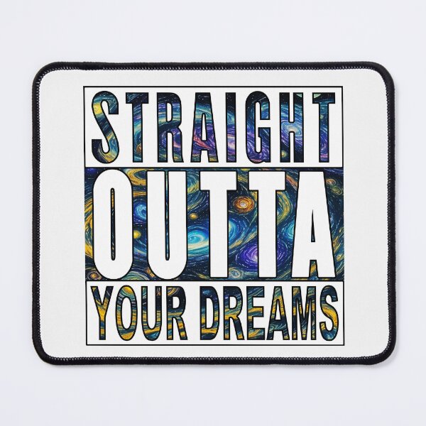 Item preview, Straight Outta Your Dreams; Van Gogh Style, designed and sold by StickerApe.