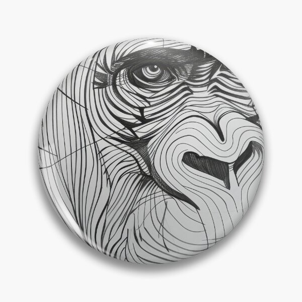 Item preview, Abstract Gorilla: Minimalism in Line designed and sold by Piotrek0001.