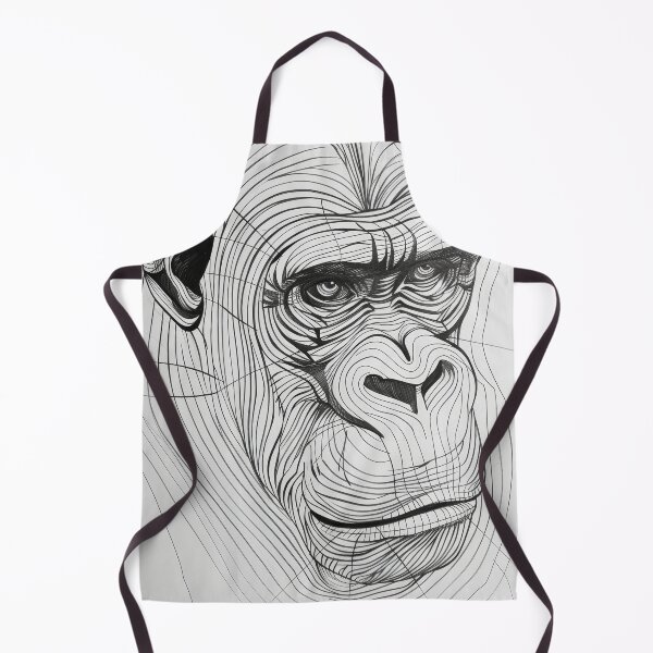 Item preview, Abstract Gorilla: Minimalism in Line designed and sold by Piotrek0001.