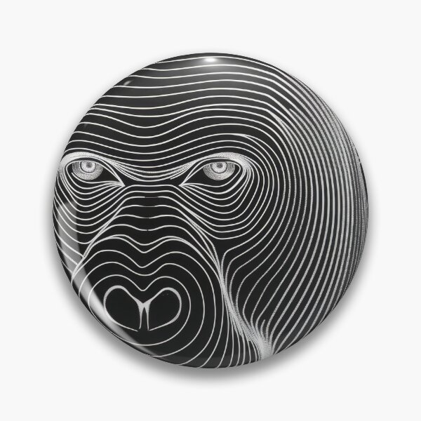 Item preview, Abstract Gorilla: Minimalism in Line designed and sold by Piotrek0001.