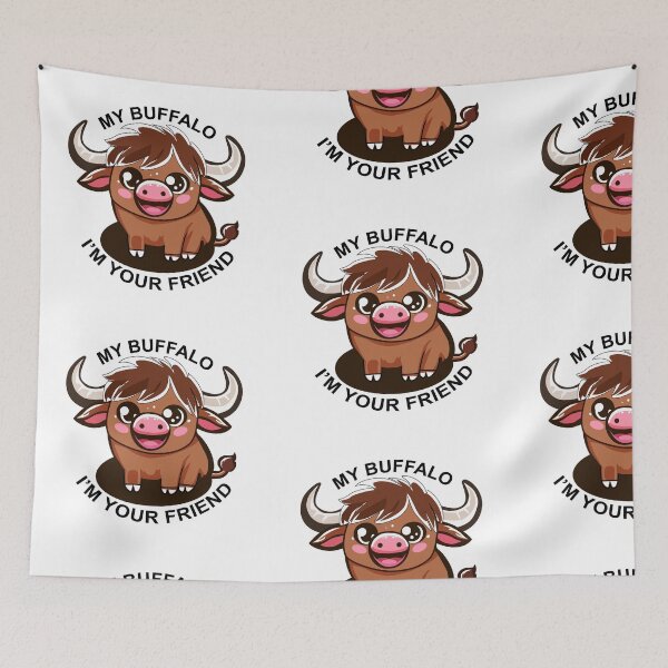 Item preview,  My cute smiling Buffalo  designed and sold by meesub.