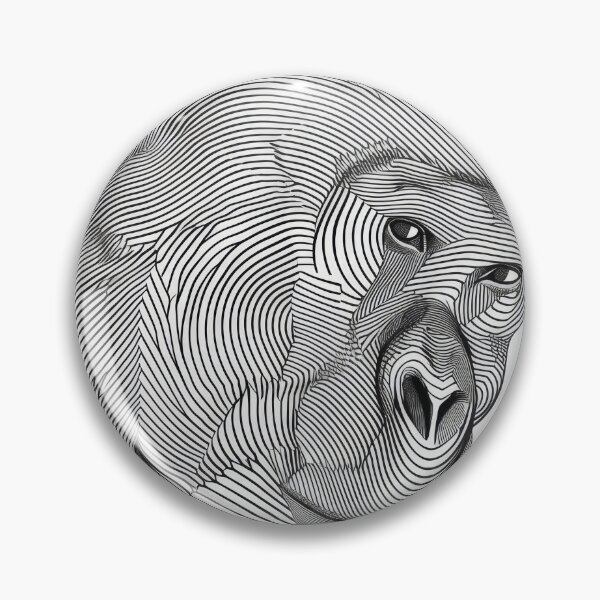 Item preview, Abstract Gorilla: Minimalism in Line designed and sold by Piotrek0001.