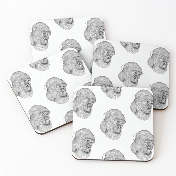 Item preview, Abstract Gorilla: Minimalism in Line designed and sold by Piotrek0001.