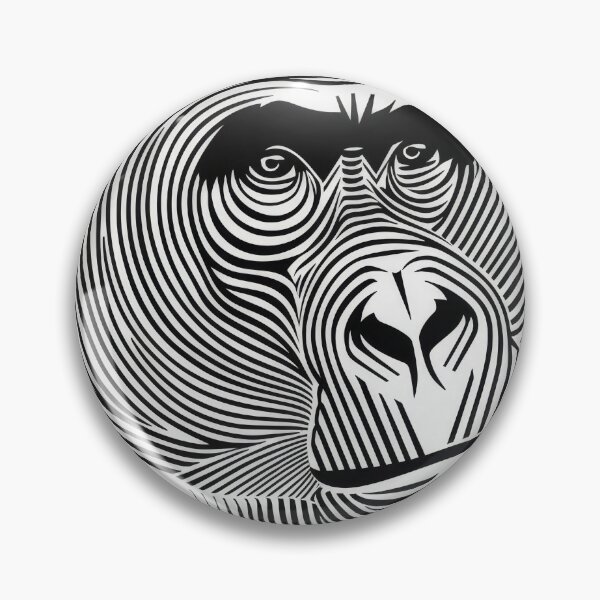 Item preview, Abstract Gorilla: Minimalism in Line designed and sold by Piotrek0001.