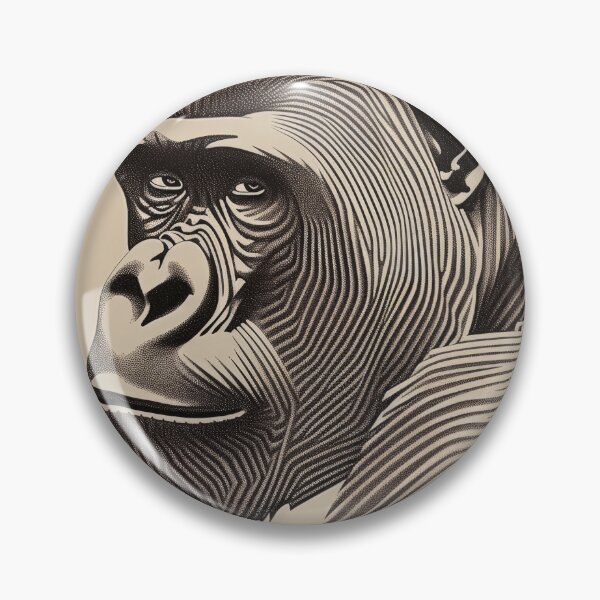 Item preview, Abstract Gorilla: Minimalism in Line designed and sold by Piotrek0001.