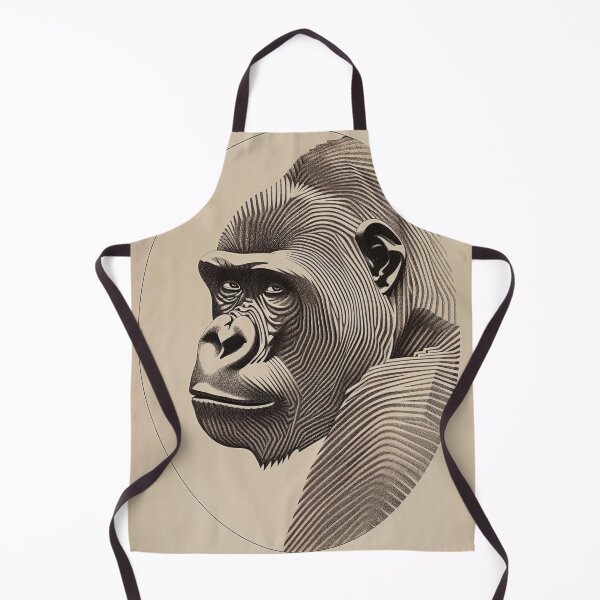 Item preview, Abstract Gorilla: Minimalism in Line designed and sold by Piotrek0001.