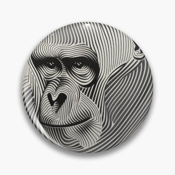 Item preview, Abstract Gorilla: Minimalism in Line designed and sold by Piotrek0001.