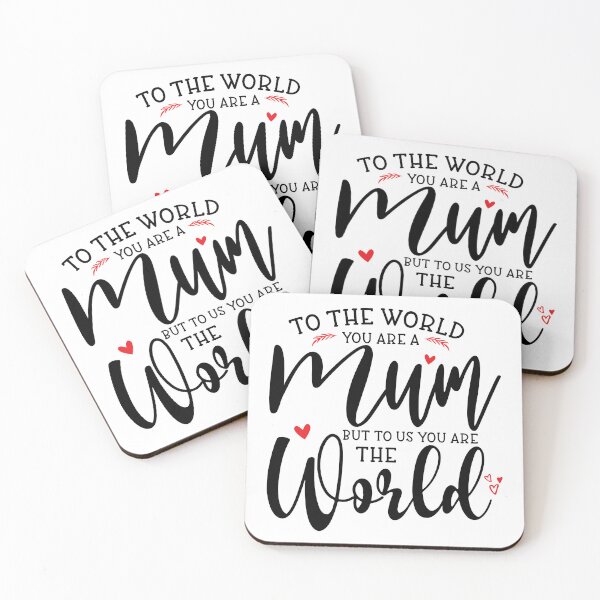 Item preview, Mum Love Heartfelt Quote designed and sold by CultDigHoriz.