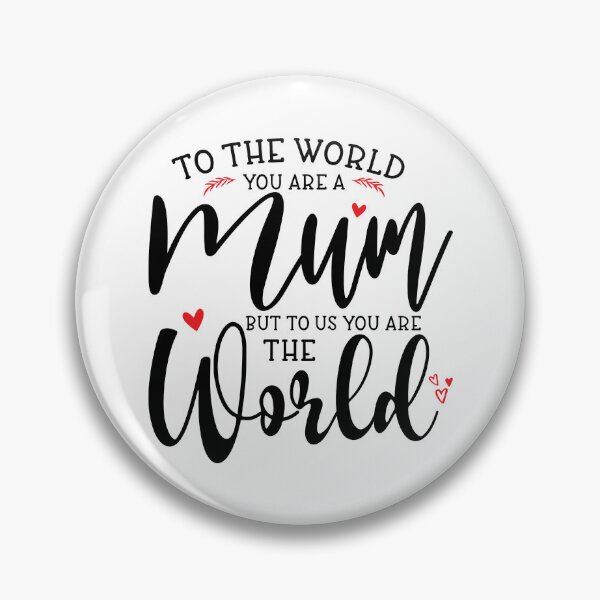 Item preview, Mum Love Heartfelt Quote designed and sold by CultDigHoriz.