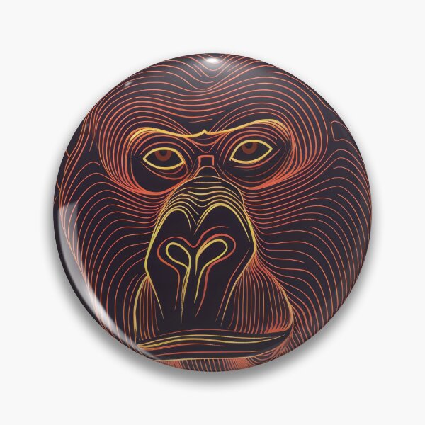 Item preview, Abstract Gorilla: Minimalism in Line designed and sold by Piotrek0001.