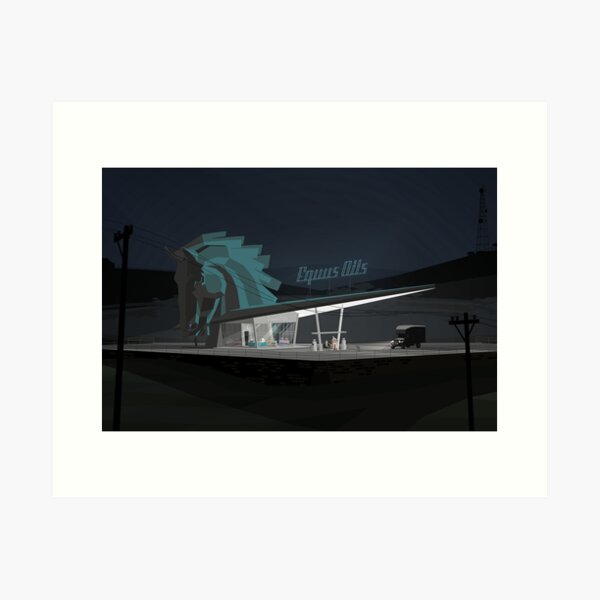 Item preview, Kentucky Route Zero Equus Oils Gas Station designed and sold by MichaelS10.