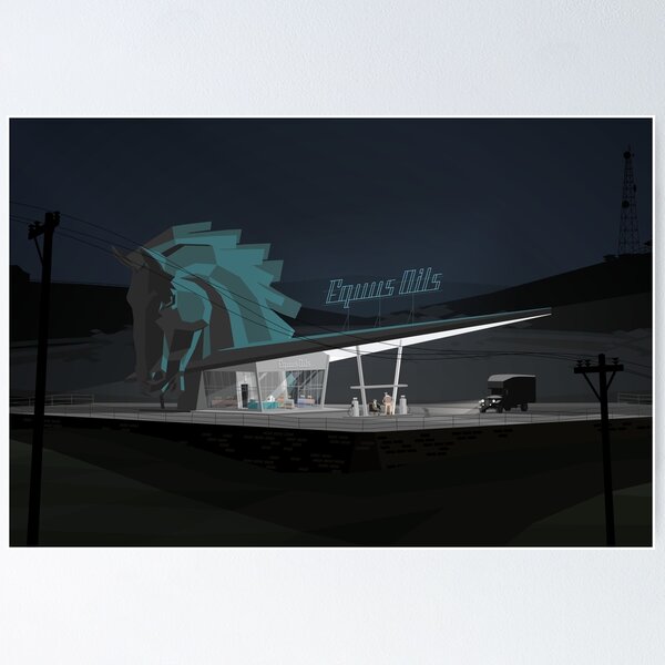 Item preview, Kentucky Route Zero Equus Oils Gas Station designed and sold by MichaelS10.
