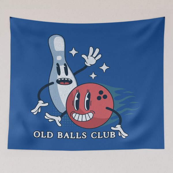 Item preview, Old Balls Club - Bowling designed and sold by mr-k-store.