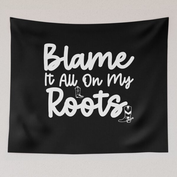 Item preview, Blame It All On My Roots Funny Text Funny My Roots Meaning designed and sold by ArabCorner.