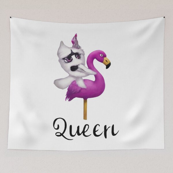 Item preview, Muffin, The Flamingo Queen designed and sold by Selma-Meeker.