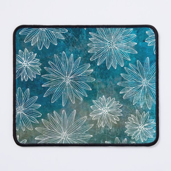 Item preview, Teal Boho Rustic Floral Pattern designed and sold by JillyJ05.