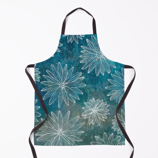 Item preview, Teal Boho Rustic Floral Pattern designed and sold by JillyJ05.