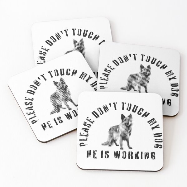 Item preview, Please Don't Touch My Dog He Is Working - Guide Dog - Working Dog - German Shepherd designed and sold by SayWhatYouFeel.