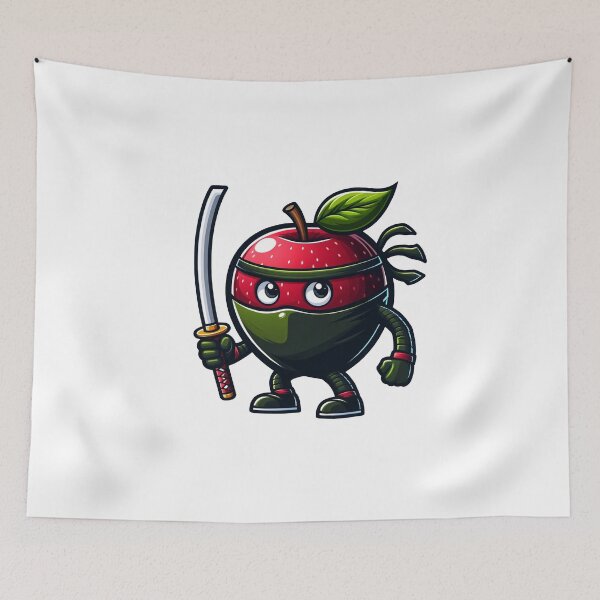 Item preview, apple the ninja designed and sold by FerdiEverywhere.