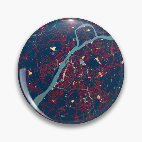 Item preview, Nanjing City Map of China - Hope designed and sold by deMAP.