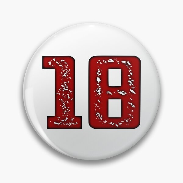Item preview, Number 18 designed and sold by NumbersFort.