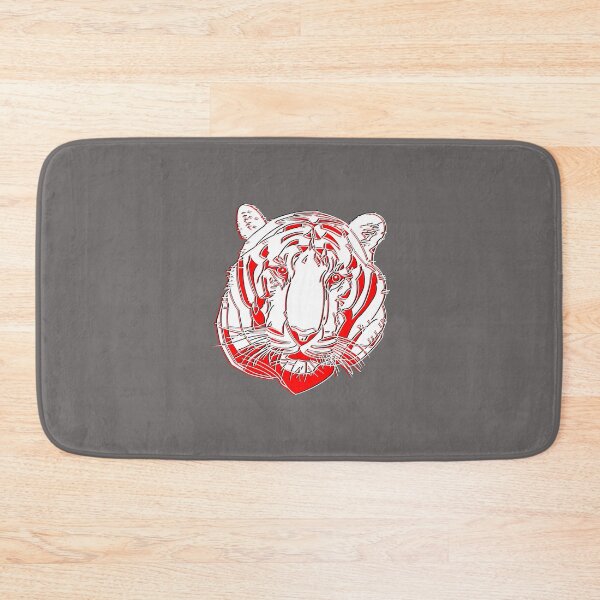 Item preview, Chinese Tiger Head Feline portrait Wildcat face profile designed and sold by 4rpixs.