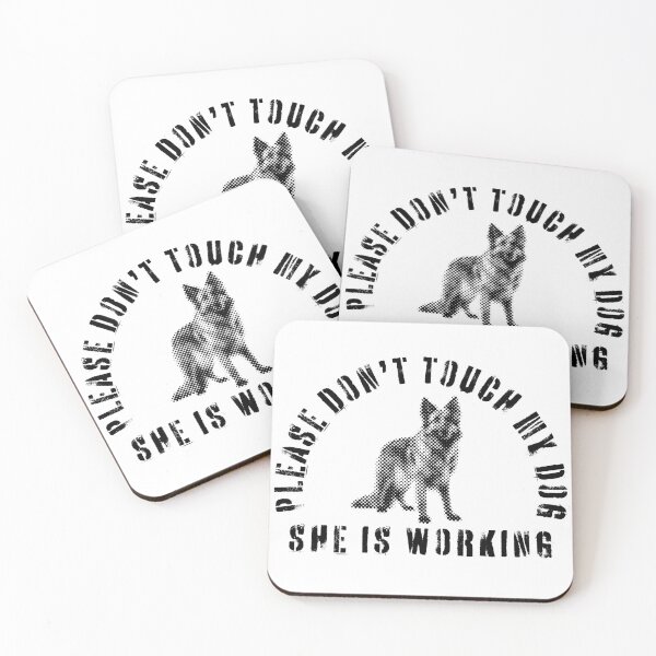Item preview, Please Don't Touch My Dog She Is Working - Guide Dog - Working Dog - German Shepherd designed and sold by SayWhatYouFeel.