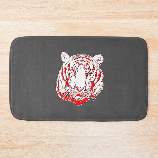 Item preview, Chinese Tiger Head Feline portrait Wildcat face profile designed and sold by 4rpixs.