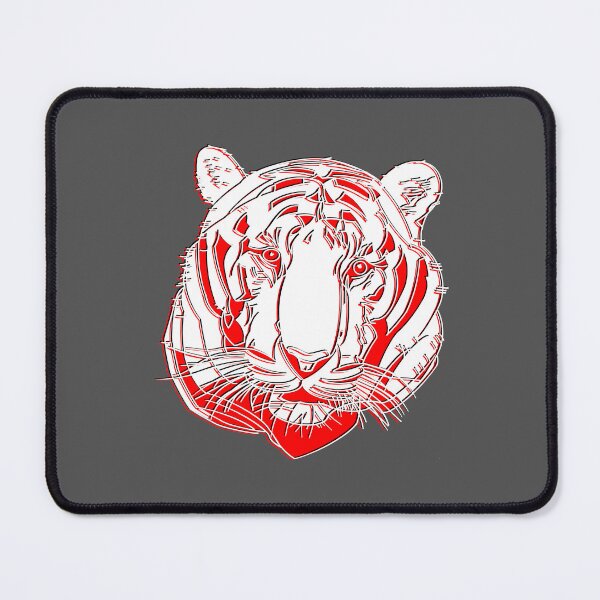 Item preview, Chinese Tiger Head Feline portrait Wildcat face profile designed and sold by 4rpixs.