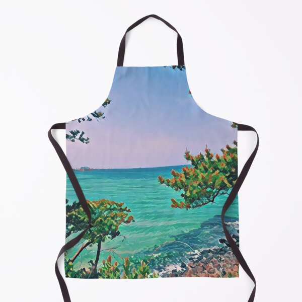 Item preview, Tranquil Sea Through the Trees designed and sold by greenart4027.