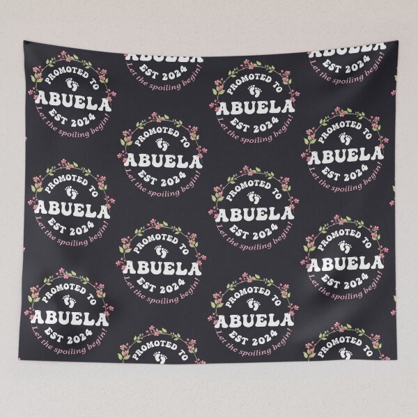 Item preview, Promoted To Abuela Est 2024 Spanish Grandma Pregnancy designed and sold by stylesip.